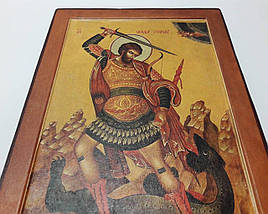 Ікона Георгія Переможця ручної роботи, фото 2
