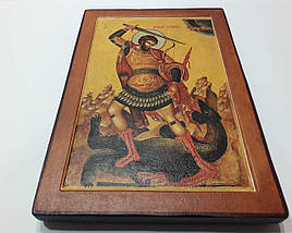 Ікона Георгія Переможця ручної роботи, фото 3