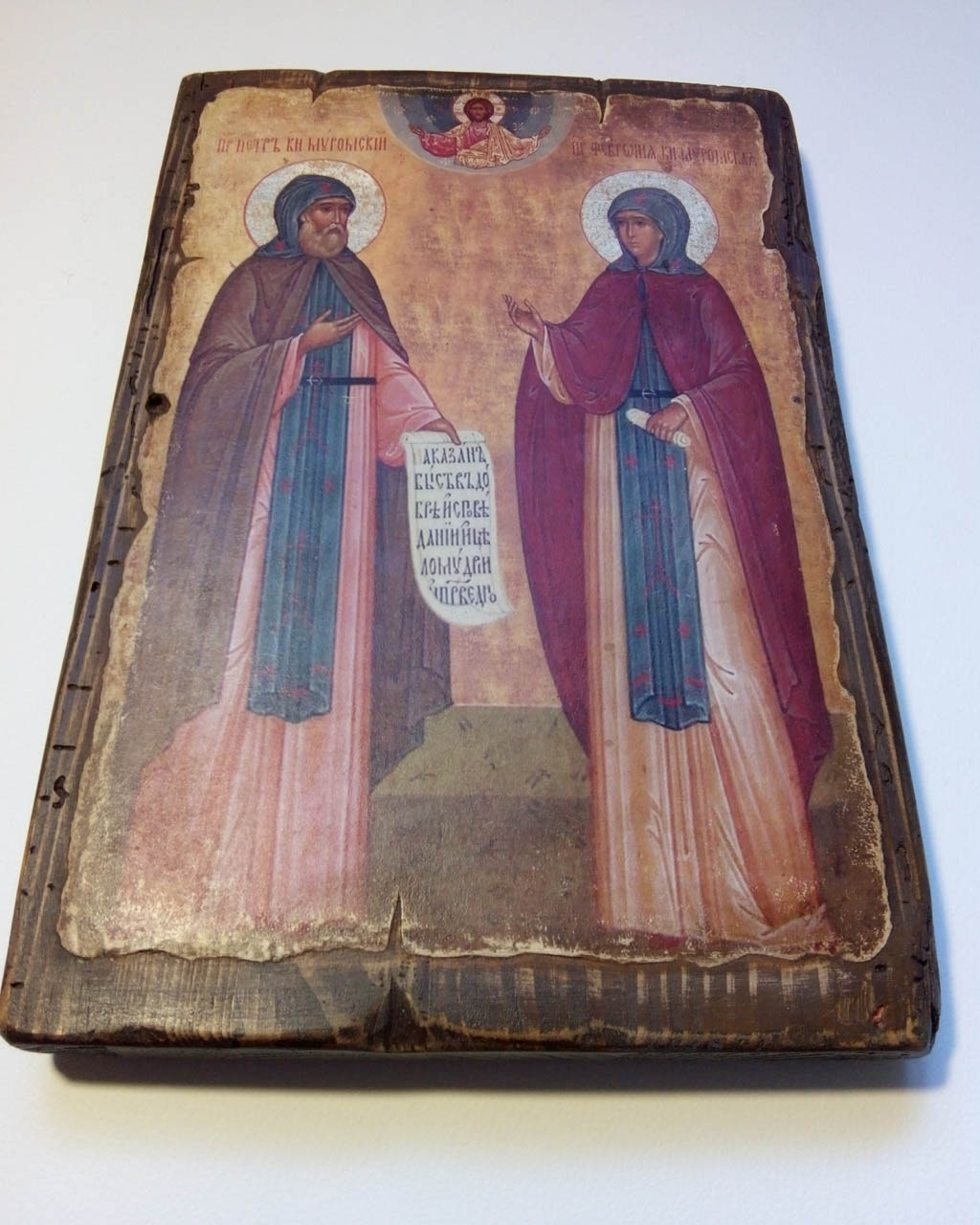 Ікона Петра і Февронії ручної роботи