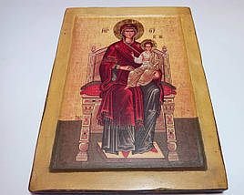 Ікона Пресвята Богородиця на престолі, фото 2