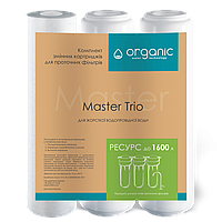 Комплект картриджів Master Trio для потрійних систем очищення води (Х00004985)