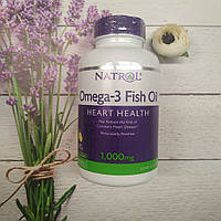 Natrol USA Omega 3 Fish Oil 1000 mg 30% 150 soft, омега 3 риб'ячий жир