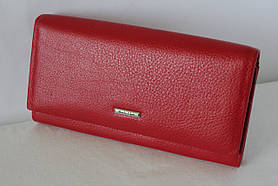 Гаманець жіночий червоний натуральна шкіра Mario Dion