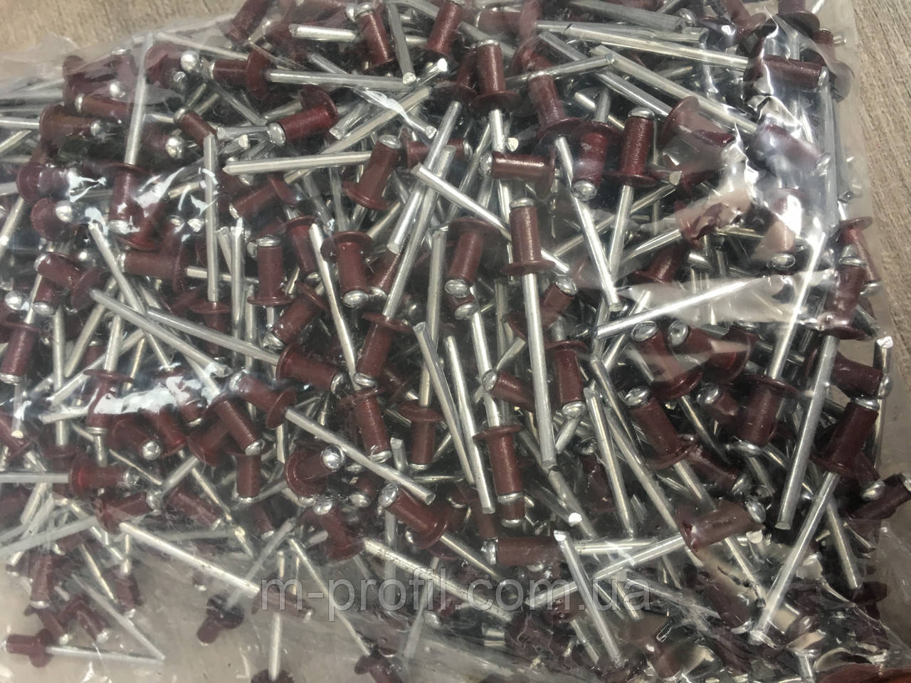 Заклепка відривна, плоска головка 4,0х8,0 (500 шт./пач.)