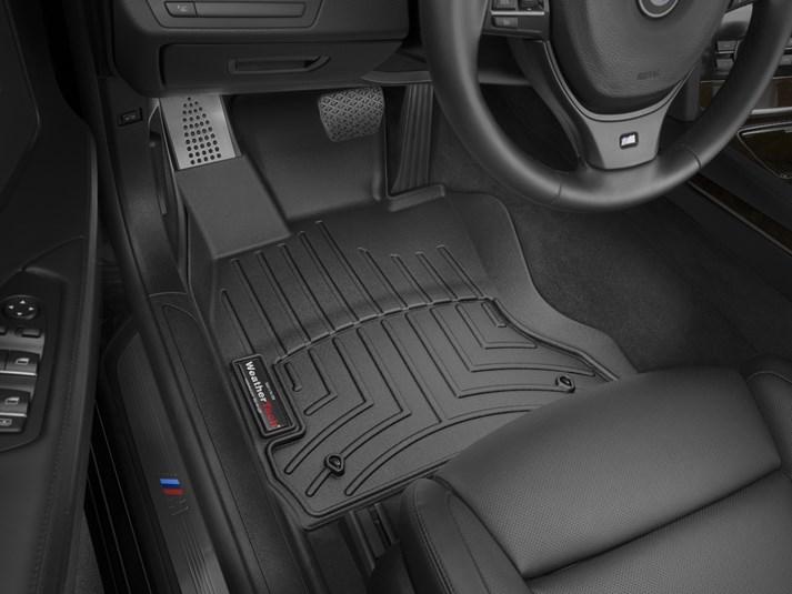 Килими гумові WeatherTech BMW 7-Series (F01/F02) 2008-2014 передні чорні 4 WD