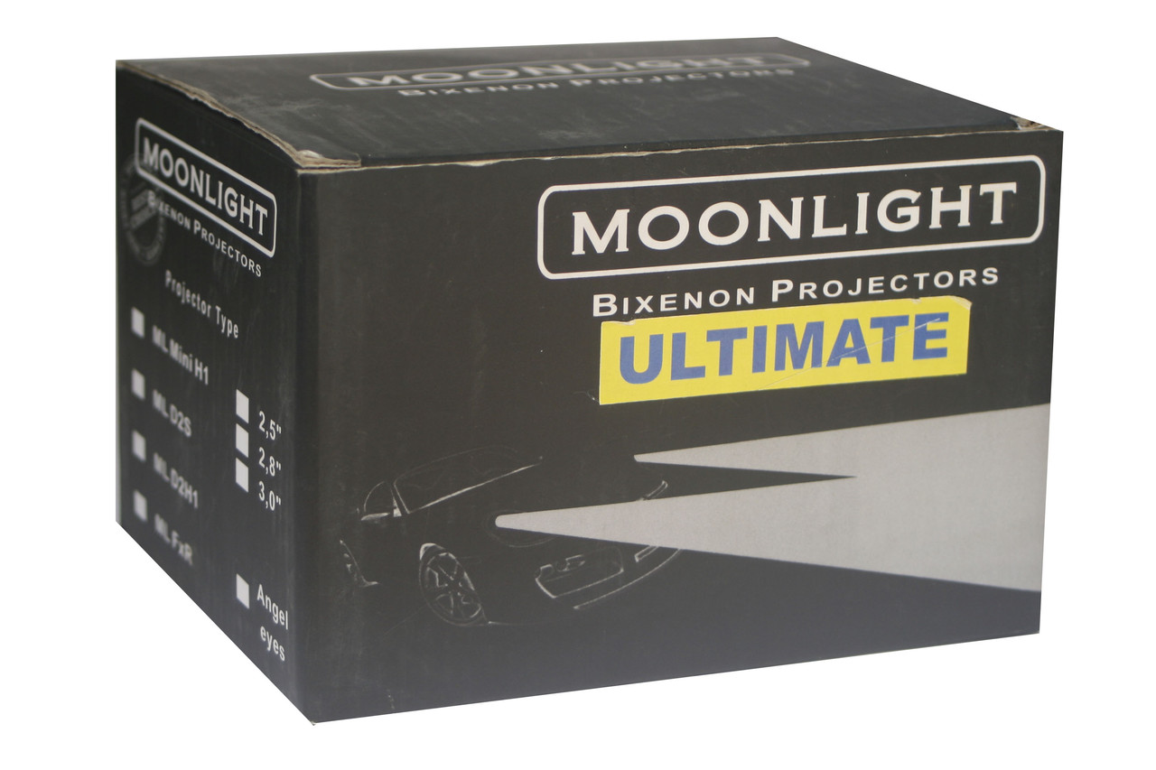 Биксеноновые линзы Moonlight Ultimate + 50% LIGHT G5 2,5" дюйма ( 64мм) H1, маски стандарт - фото 6 - id-p147726340