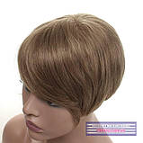 Перука - полусистема для літа Shelby Mono Original, термоволосся, мелірування з холодним відтінком, фото 7