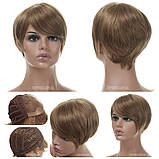 Перука - полусистема для літа Shelby Mono Original, термоволосся, мелірування з холодним відтінком, фото 2