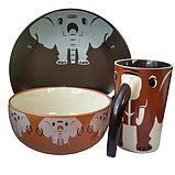 Набір для сніданку керамічний 3 предмети Elrington, фото 2