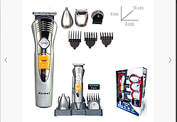 Акумуляторна машинка для стриження 7 в 1 Kemei KM-580A.