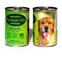 Baskerville консервы для собак с бараниной, картофелем и тыквой (400 г)