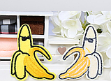 Термоаплікації для тканини Банан, наклейка на одяг, фото 2