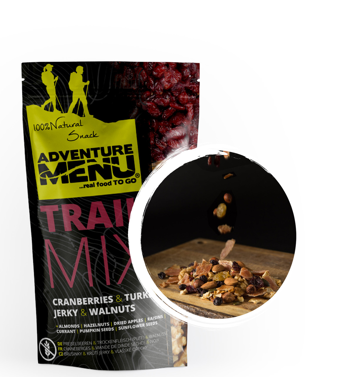 Туристичне блюдо Adventure Menu Trail Mix індичка з волоським горіхом і журавлиною