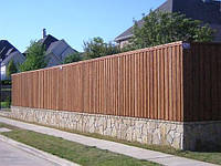 Дерев'яний паркан вертикальний LNK Company