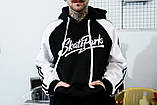 Худі хайпове жіноче Skatepark Скайпарк чорно-білий Київ, фото 7