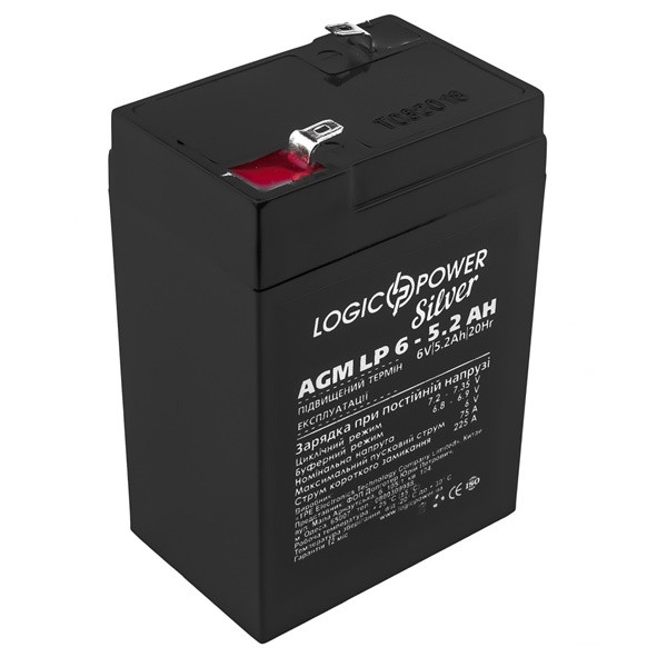 Акумулятор AGM LogicPower LP 6-5,2 AH