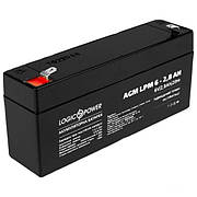 Акумулятор AGM LogicPower LPM 6-2,8 AH