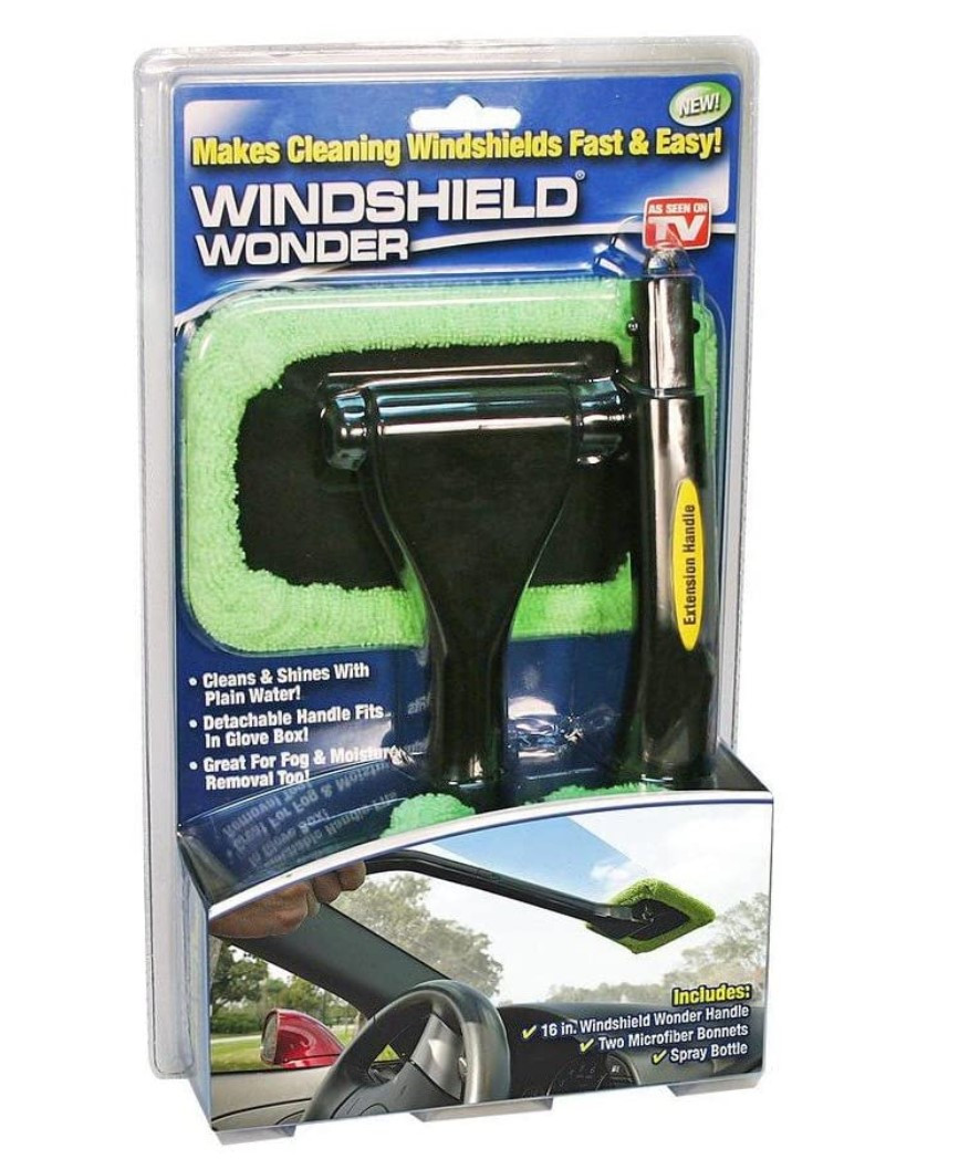 Щітка лобового скла Makes Cleaning Windshields | Швабра для чищення стекол авто Windshield Wonder