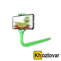 Тримач для телефона у формі гусениці Cute Warm Lazy Phone Holder Зелений