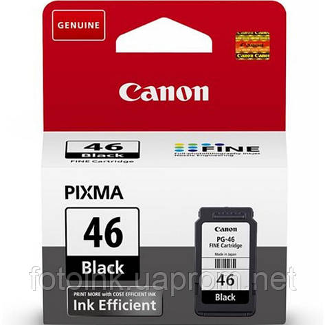 Картридж Canon PG-46 Black (9059B001) оригінал, фото 1