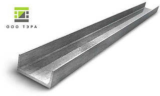Алюмінієвий швелер 30 х 30 х 3 мм п-подібний профіль АД31Т (6060 Т6) пресований