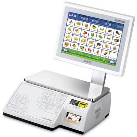 Ваги з друком етикеток CAS CL-7200-S (15 кг), фото 2