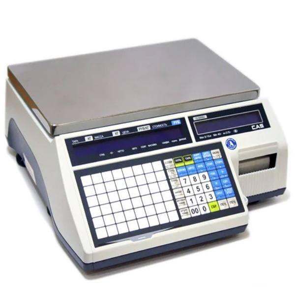 Ваги з друком етикеток CAS CL5000J-IB (6 кг)