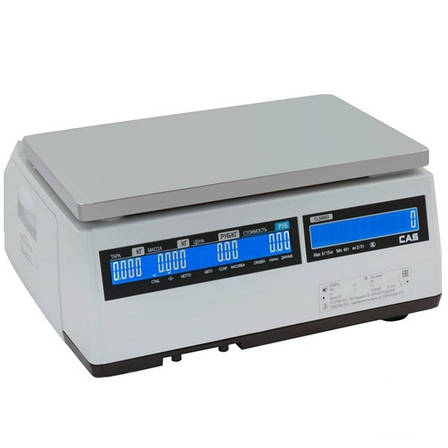 Ваги з друком етикеток CAS CL5000J-IB (6 кг), фото 2