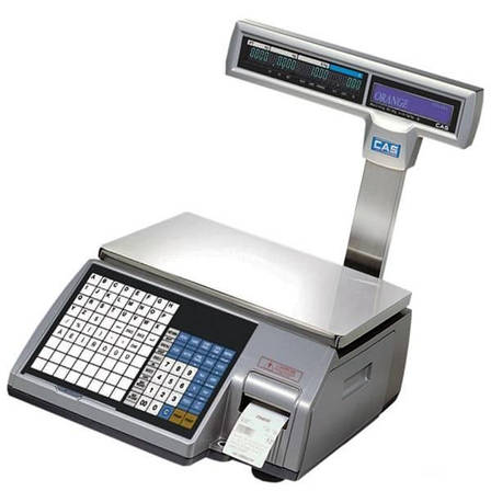 Ваги з друком етикеток CAS CL5000J-IP (6 кг), фото 2