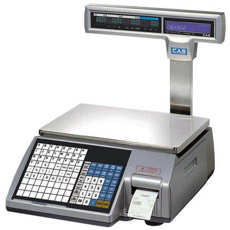 Ваги з друком етикеток CAS CL5000J-IP (6 кг), фото 1