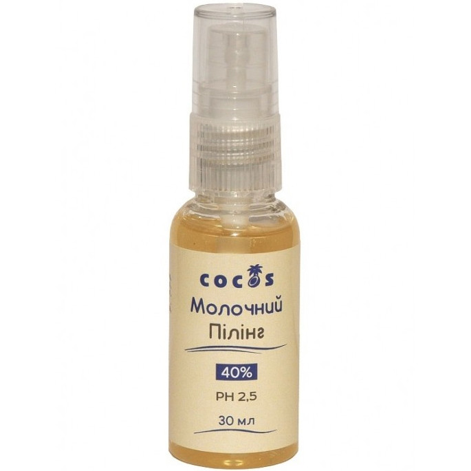 Пілінг Cocos 40% молочний 2,5 pH 30 мл