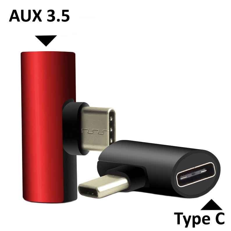 Аудио переходник Type C - разветвитель питания Type C + AUX 3.5 мм Protech AP1