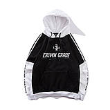 Худі хайпове жіноче Crown Grade чорний Київ, фото 2