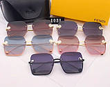 Брендові жіночі сонцезахисні окуляри (30130), фото 2