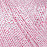 Нитки  для в'язання та гачкуння Ірис Пряжа Iris YarnArt 100% бавовна,ніжно рожевий, 1 шт. № 0914