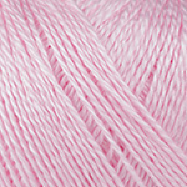 Нитки для в'язання та гачкуння Ірис Пряжа Iris YarnArt 100% бавовна,ніжно рожевий, 1 шт. № 0914