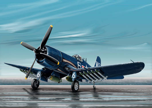 CORSAIR F - 4U/4B. Збірна модель літака в масштабі 1/72. ITALERI 062, фото 1