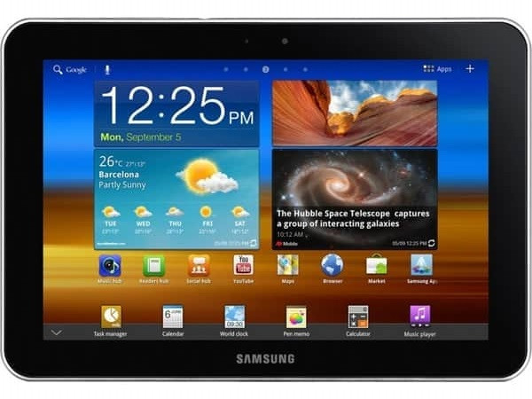 Планшет Samsung Galaxy Tab 2 10.1 GT-P7510-1Gb-16Gb-W10.1-Web-(B)- Б/В