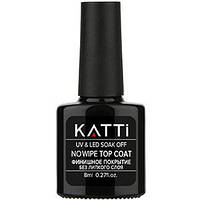 KATTi TOP Coat NoWipe гелеве топове покриття без липкого шару для нігтів 8ml