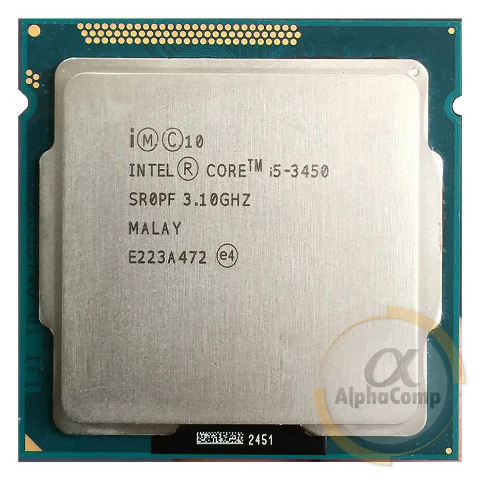 Купить Процессор Intel Core i5 3450 (4×3.10GHz 6Mb 1155) БУ, цена 990 ...