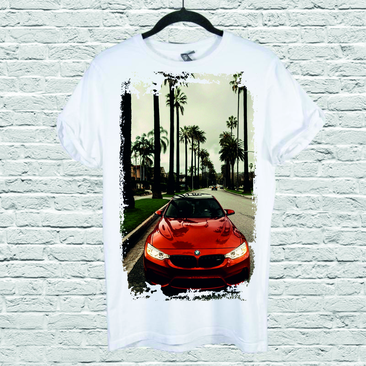 Футболка YOUstyle Car 0228 S White