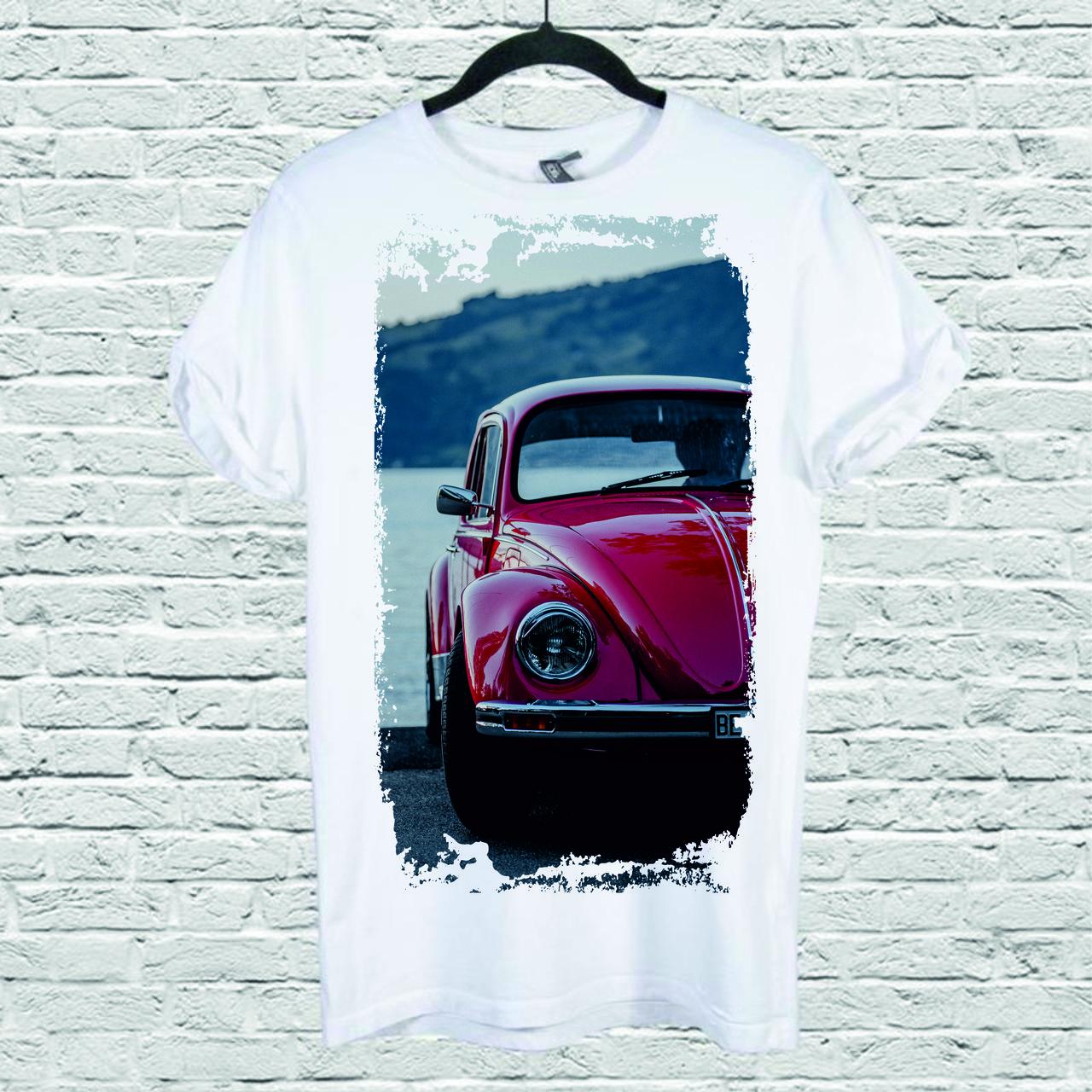 Футболка YOUstyle Car 0230 S White