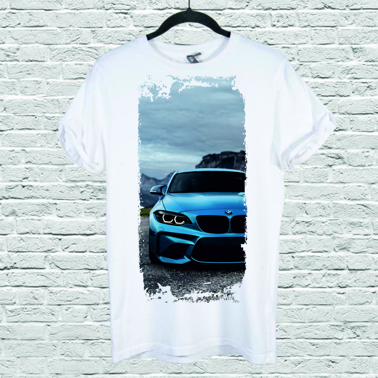 Футболка YOUstyle Car 0231 XS White