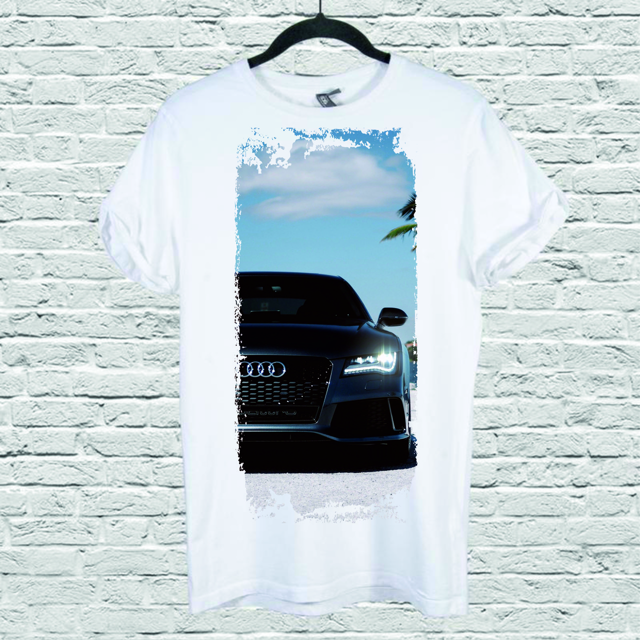 Футболка YOUstyle Car 0232 M White