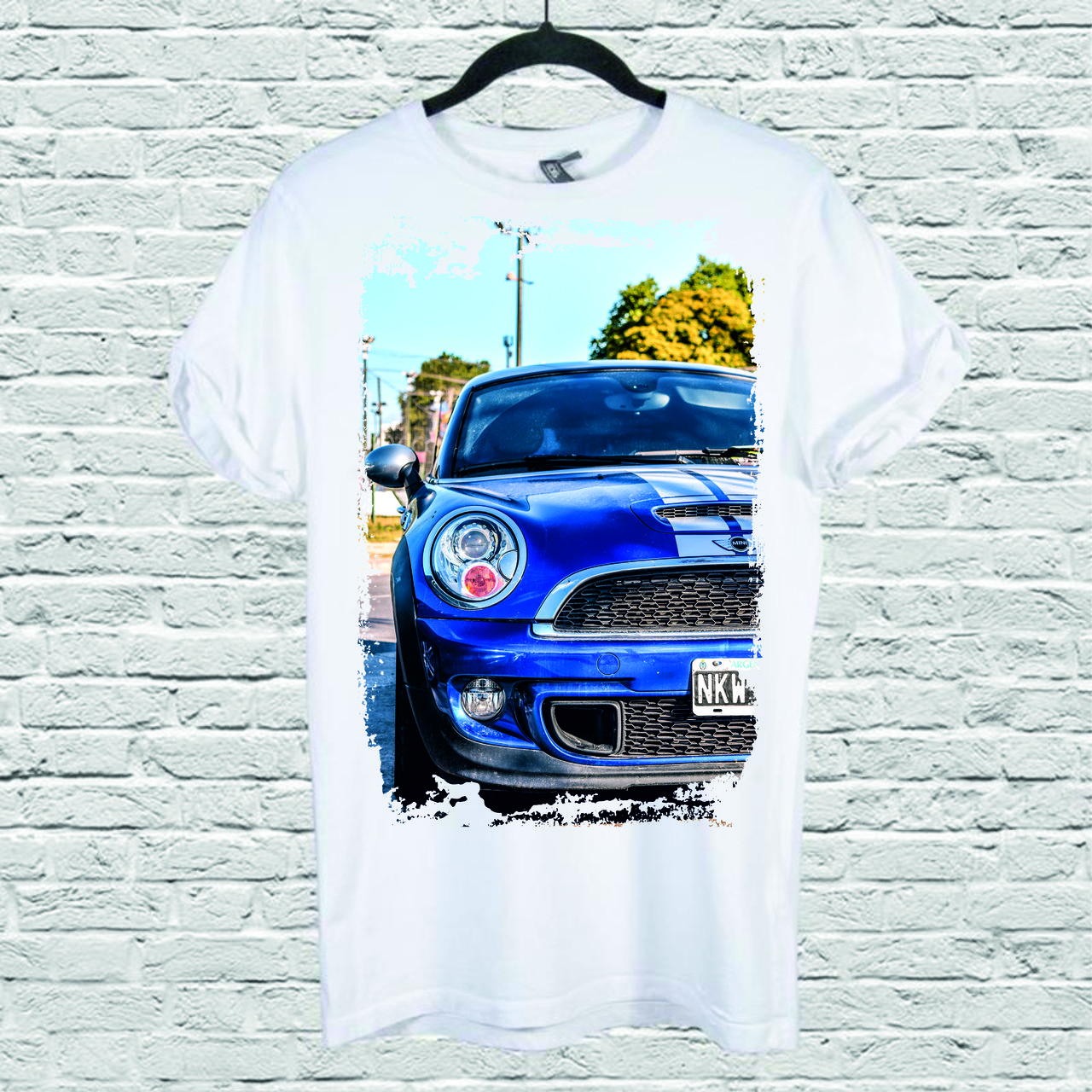 Футболка YOUstyle Car 0233 L White