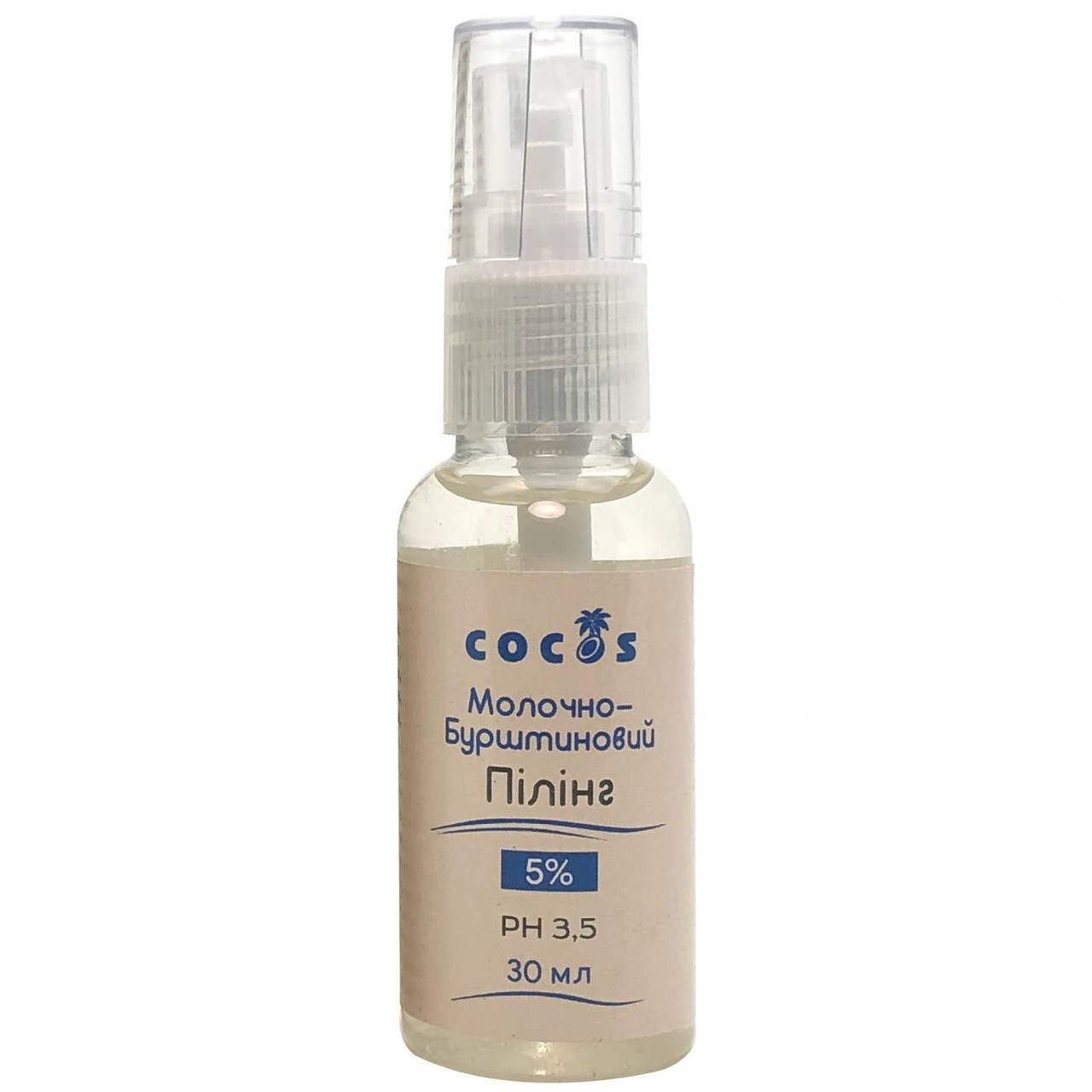 Пілінг Cocos 5% молочно-бурштиновий 3,5 pH 30 мл