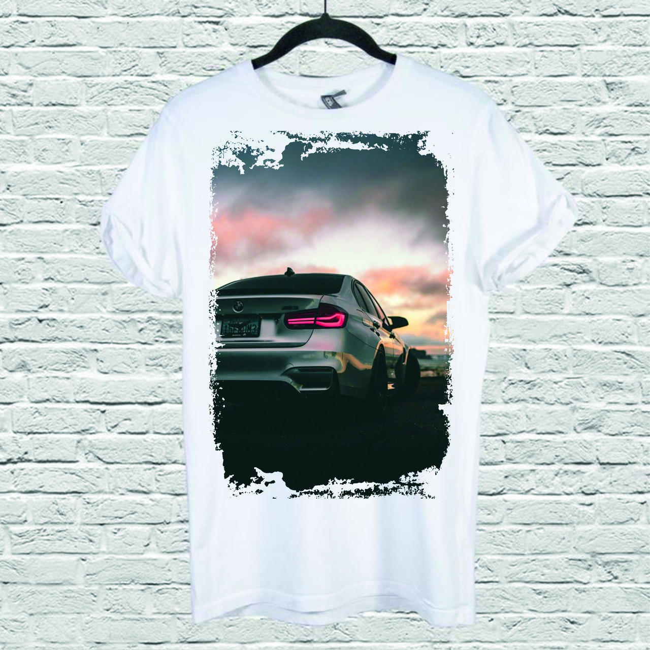 Футболка YOUstyle Car 0234 M White