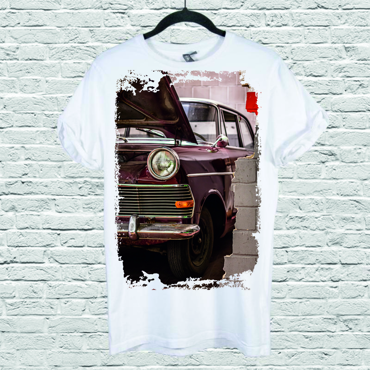 Футболка YOUstyle Car 0238 S White