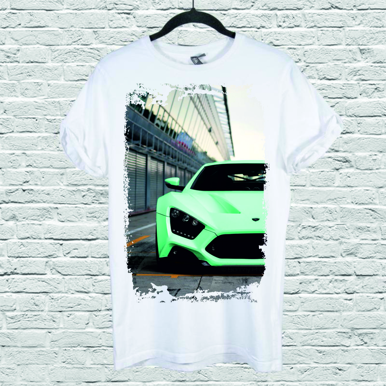 Футболка YOUstyle Car 0240 M White