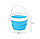 Відро 10 літрів туристичне складане Collapsible Bucket силіконове, фото 4